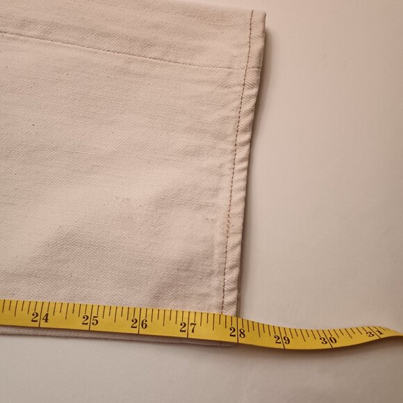 Mens J.Crew 770 Jeans Size 32 Buttonfly Straight Leg Cream Color Cotton - Picture 9 of 10